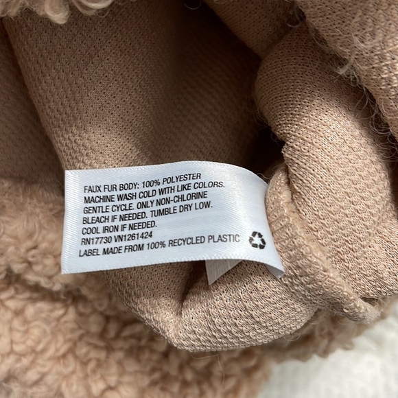 Wild Fable Semi crop Sherpa shaggy sweater size Large - Picture 7 of 7